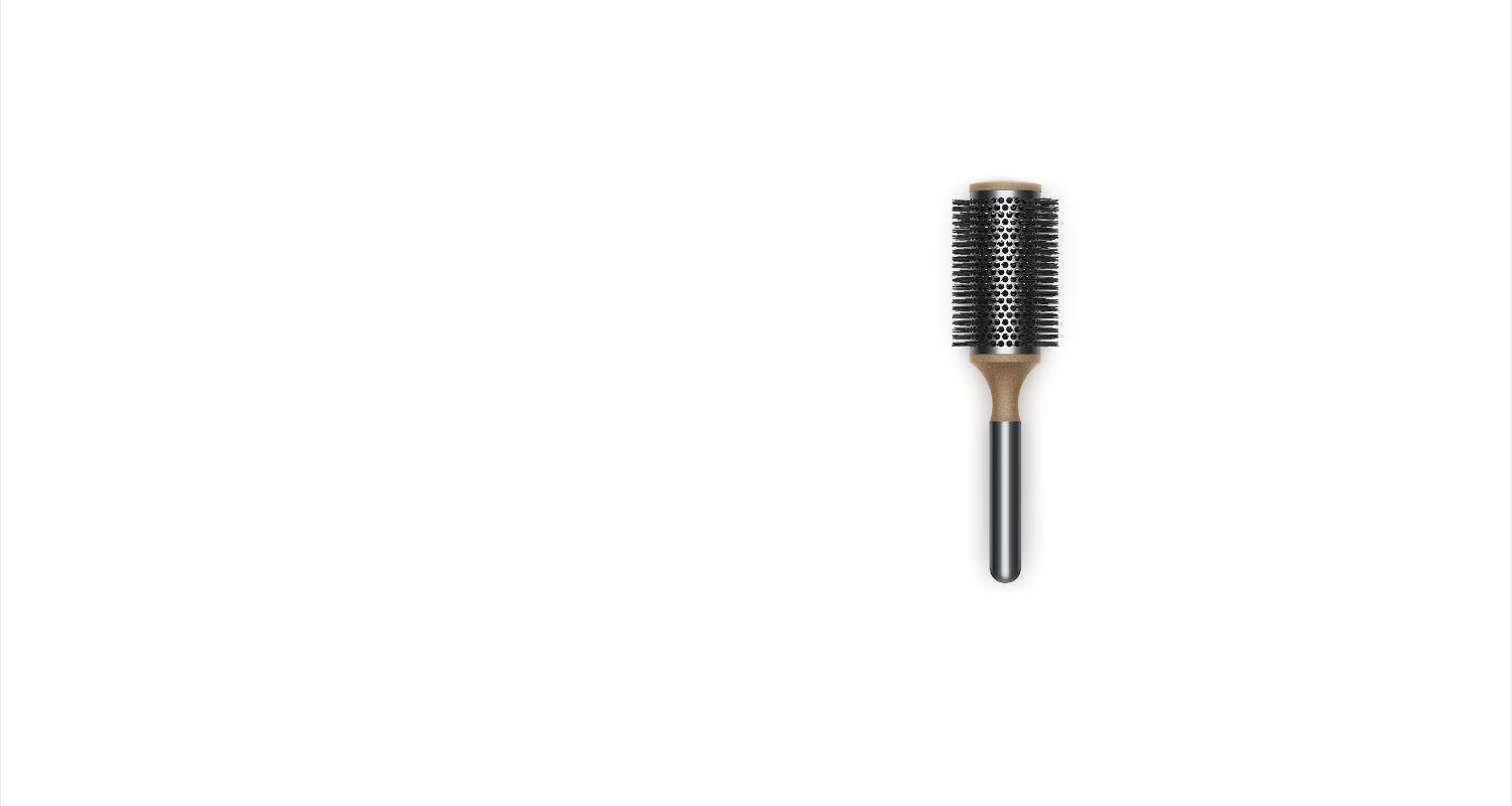 Dyson runde Volumenbürste mit 45mm Durchmesser in Schwarz/Nickel Dyson runde Volumenbürste mit 45mm Durchmesser in Schwarz/Nickel